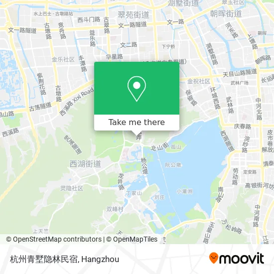 杭州青墅隐林民宿 map