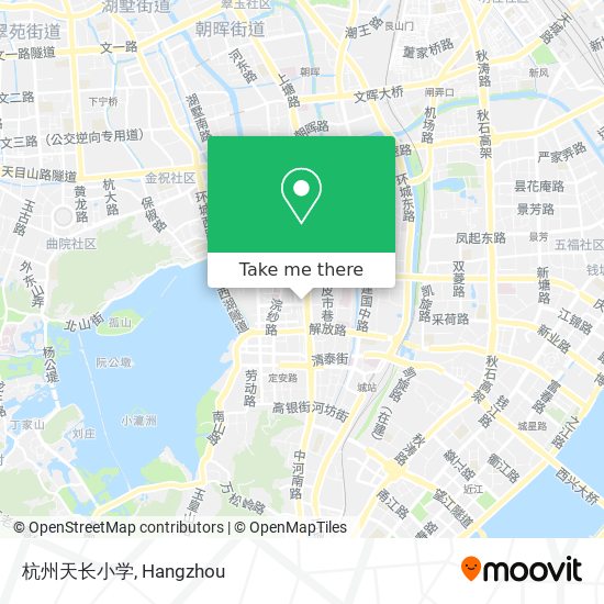 杭州天长小学 map