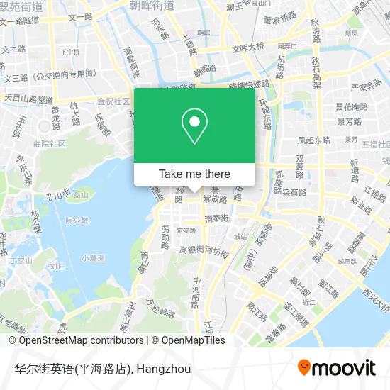 华尔街英语(平海路店) map