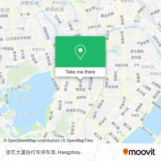 浙艺大厦自行车停车库 map