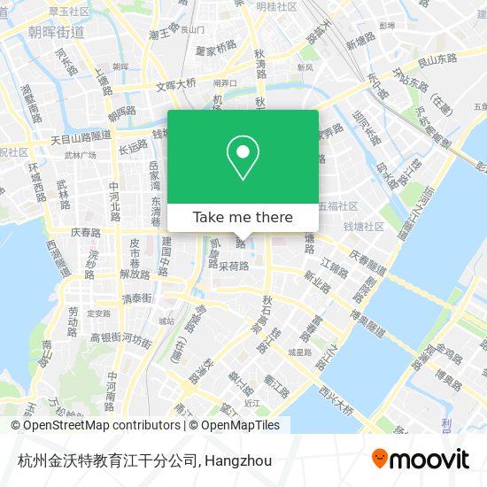 杭州金沃特教育江干分公司 map