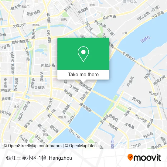 钱江三苑小区-1幢 map