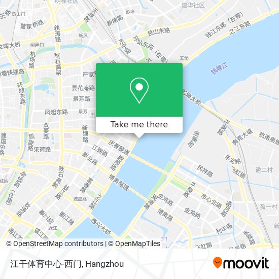 江干体育中心-西门 map