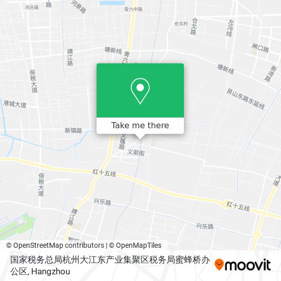 国家税务总局杭州大江东产业集聚区税务局蜜蜂桥办公区 map