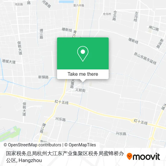 国家税务总局杭州大江东产业集聚区税务局蜜蜂桥办公区 map
