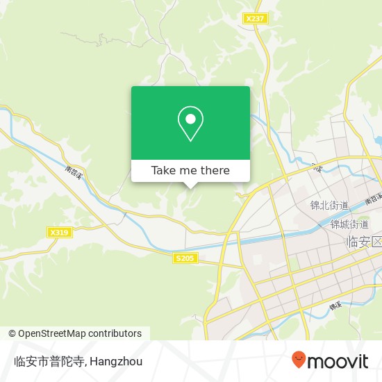 临安市普陀寺 map