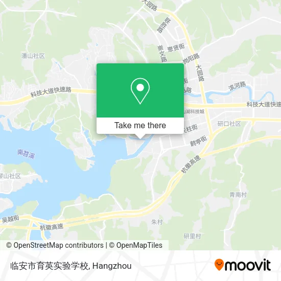 临安市育英实验学校 map