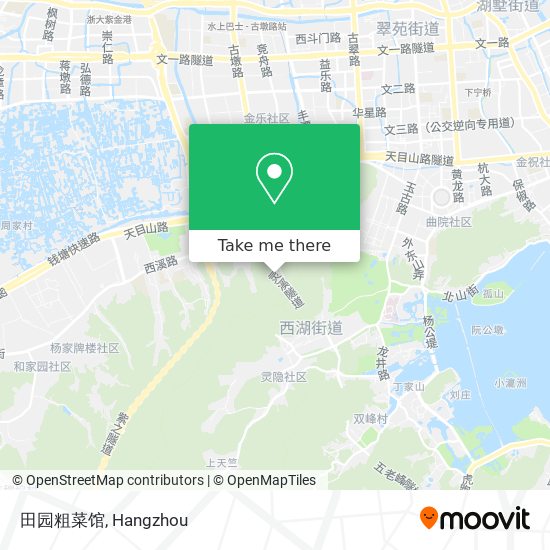 田园粗菜馆 map