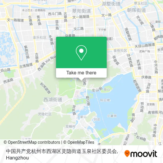 中国共产党杭州市西湖区灵隐街道玉泉社区委员会 map