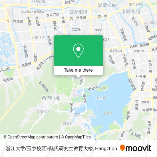 浙江大学(玉泉校区)-陆氏研究生教育大楼 map