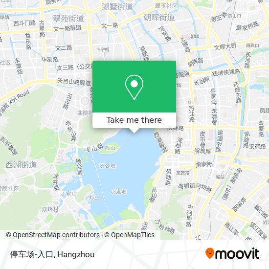停车场-入口 map