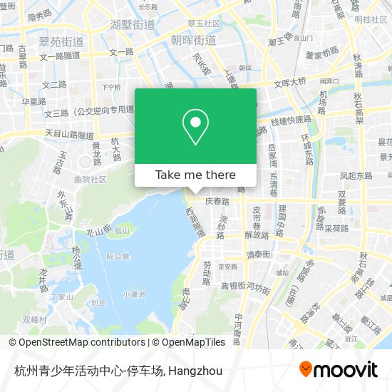 杭州青少年活动中心-停车场 map