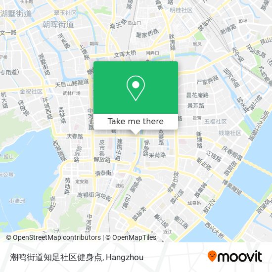 潮鸣街道知足社区健身点 map