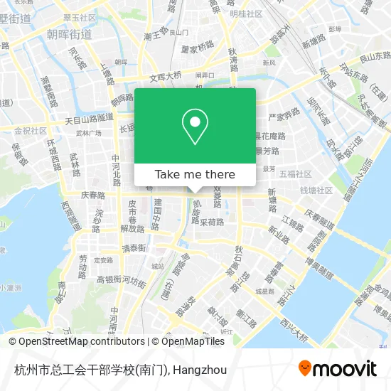 杭州市总工会干部学校(南门) map