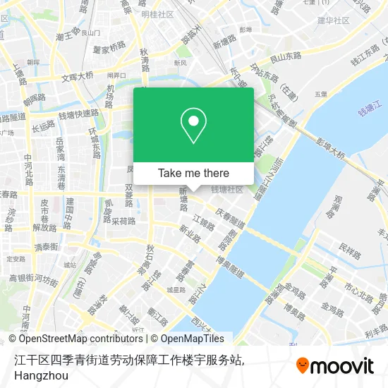江干区四季青街道劳动保障工作楼宇服务站 map