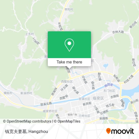 钱宽夫妻墓 map