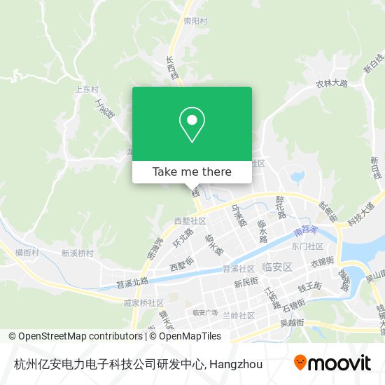 杭州亿安电力电子科技公司研发中心 map