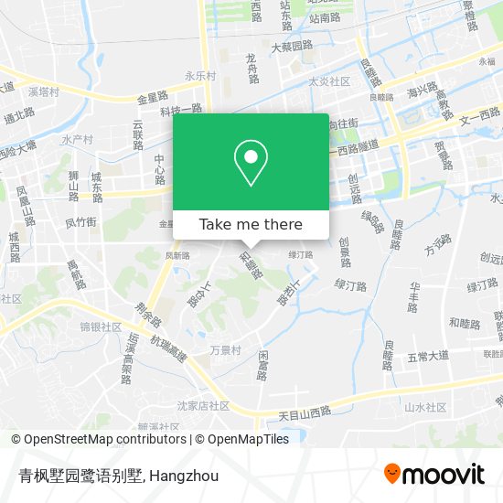 青枫墅园鹭语别墅 map