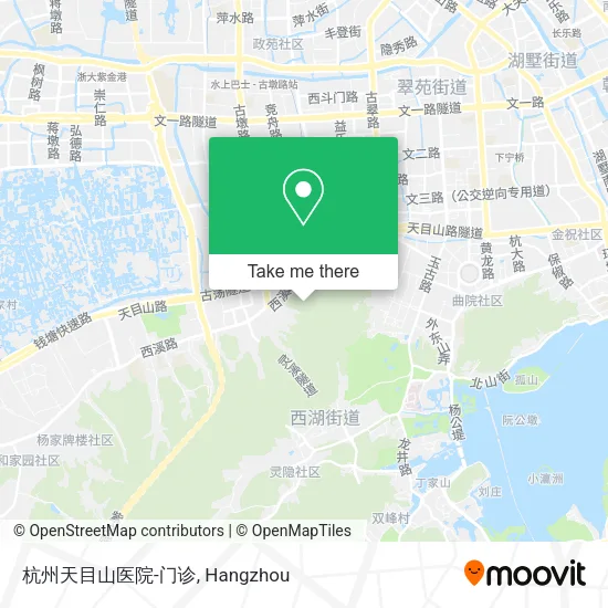 杭州天目山医院-门诊 map