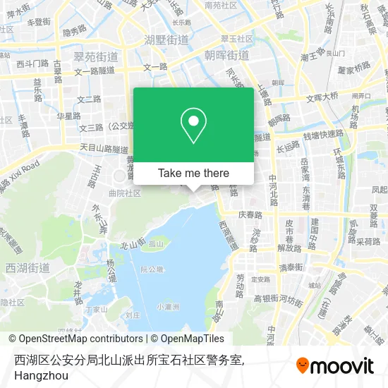 西湖区公安分局北山派出所宝石社区警务室 map
