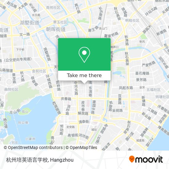 杭州培英语言学校 map
