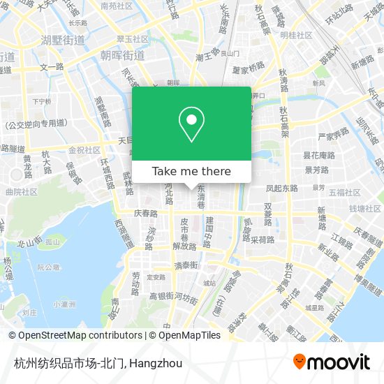 杭州纺织品市场-北门 map