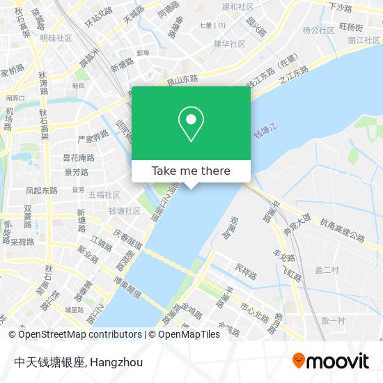 中天钱塘银座 map