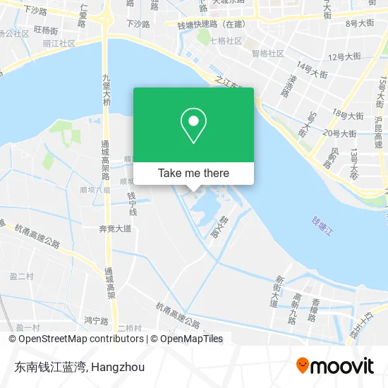 东南钱江蓝湾 map