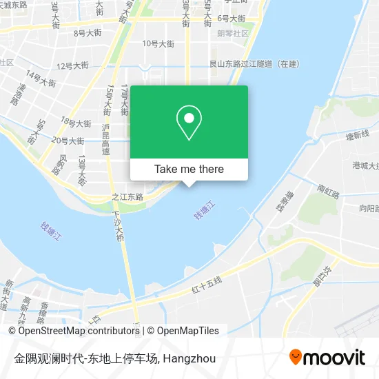 金隅观澜时代-东地上停车场 map