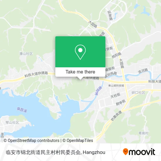 临安市锦北街道民主村村民委员会 map