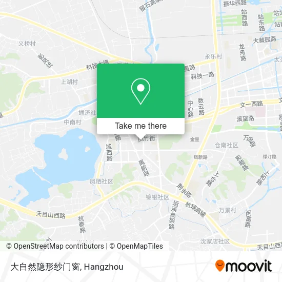 大自然隐形纱门窗 map