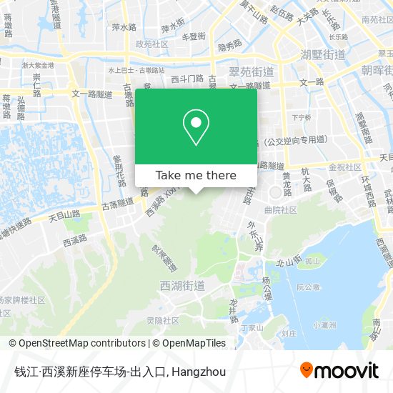 钱江·西溪新座停车场-出入口 map
