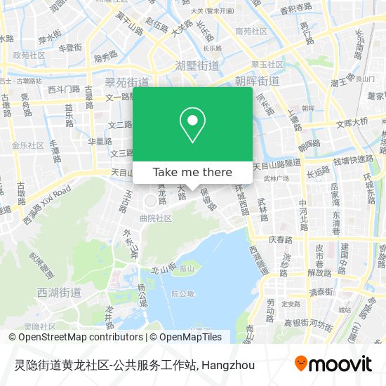 灵隐街道黄龙社区-公共服务工作站 map