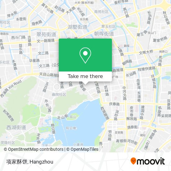 项家酥饼 map