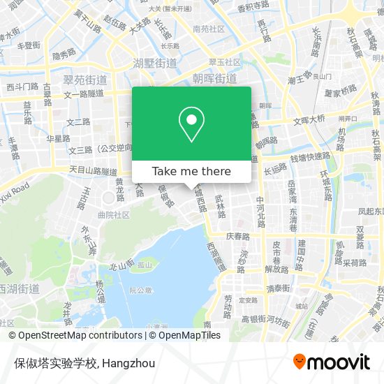 保俶塔实验学校 map