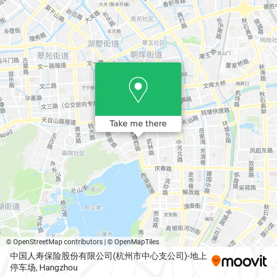 中国人寿保险股份有限公司(杭州市中心支公司)-地上停车场 map