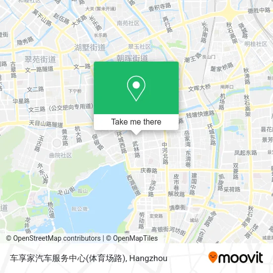 车享家汽车服务中心(体育场路) map