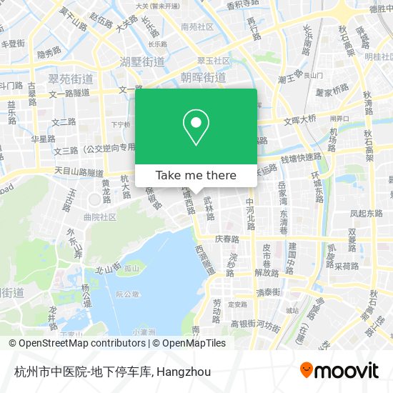 杭州市中医院-地下停车库 map