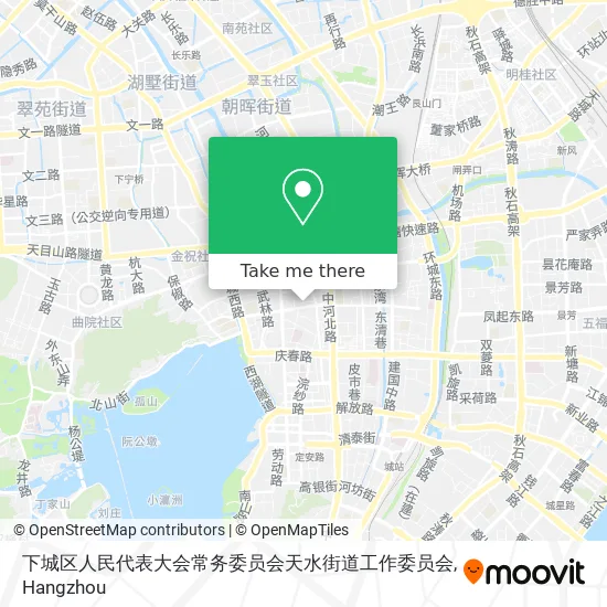 下城区人民代表大会常务委员会天水街道工作委员会 map