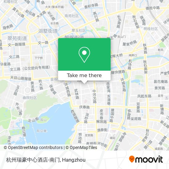 杭州瑞豪中心酒店-南门 map