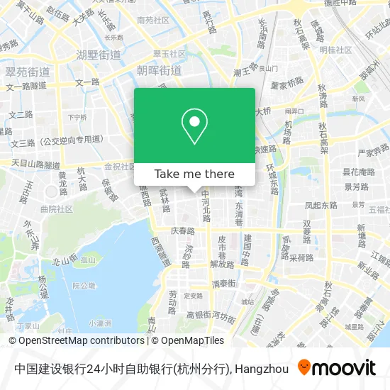 中国建设银行24小时自助银行(杭州分行) map