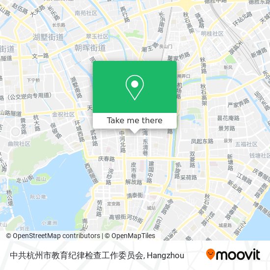 中共杭州市教育纪律检查工作委员会 map