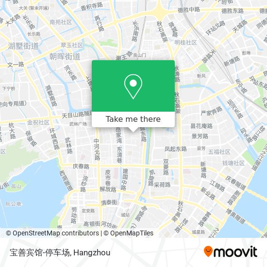 宝善宾馆-停车场 map