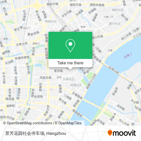 景芳花园社会停车场 map