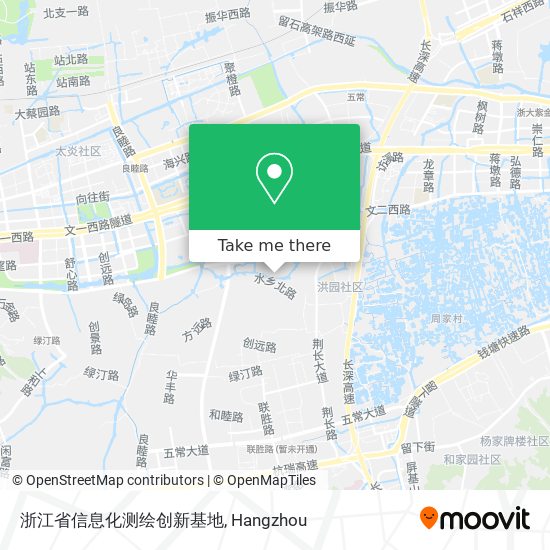 浙江省信息化测绘创新基地 map