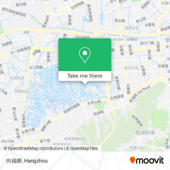 向福桥 map