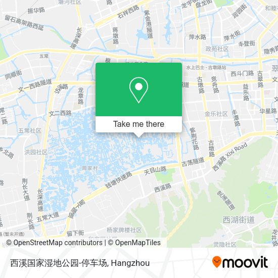 西溪国家湿地公园-停车场 map
