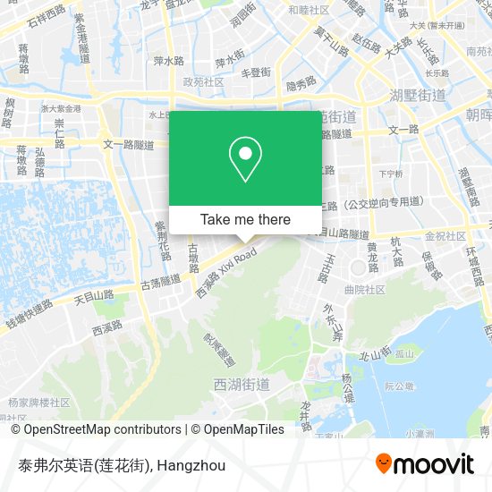 泰弗尔英语(莲花街) map