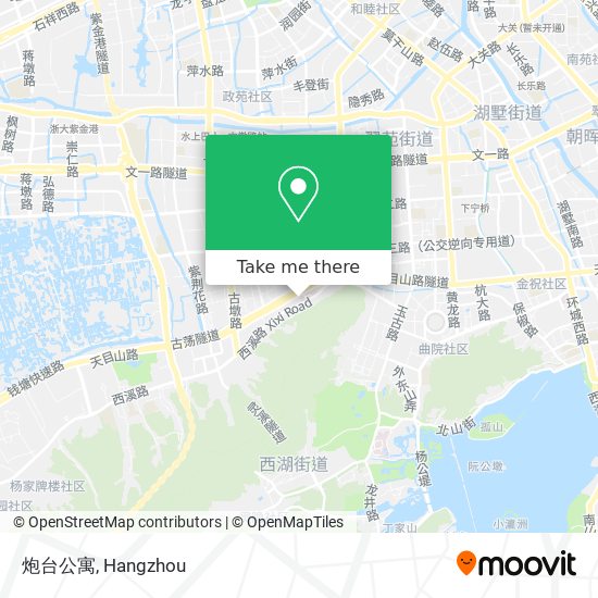 炮台公寓 map