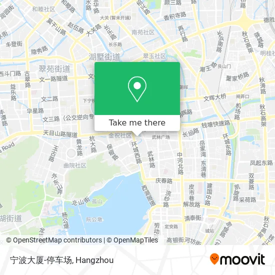 宁波大厦-停车场 map